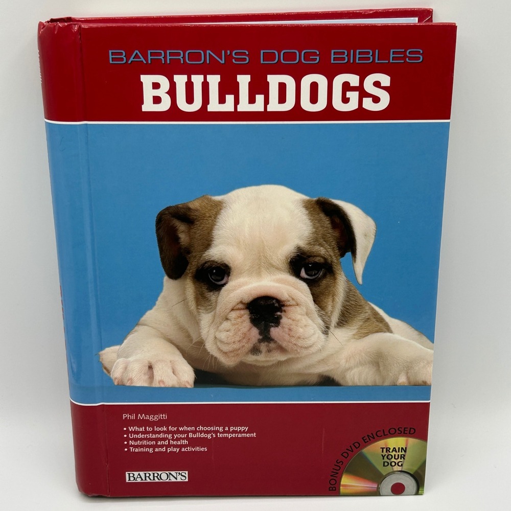 Barron's Dog Bibles Bulldogs Bonus DVD Train‎ Your Dog Phil Maggitti Hardcover